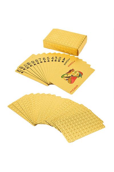 Gift Moda Gold Plated Playing Card Game Card