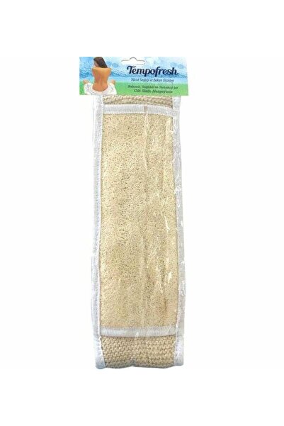 Fe ألياف تدليك الظهر بمقبض خشبي من لوفا