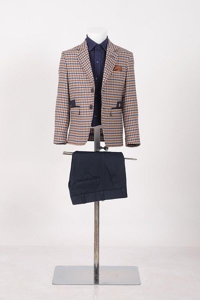 Doctor junior Boy's Sports Set - Houndstooth Dress / Shirtless_Mnvs2716
