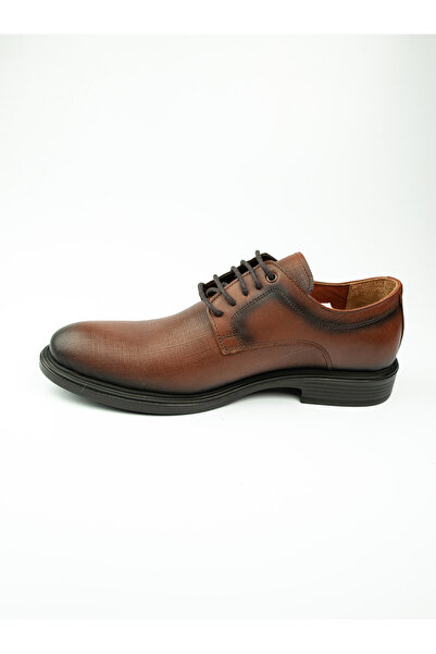 Nobel Men's Leather Shoes 4034 - Lace-Up and Tan