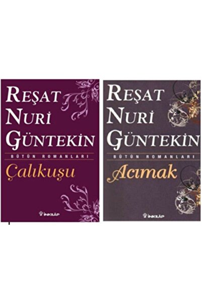 İNKİLAP Acımak-çalıkuşu Reşat Nuri Güntekin 2'li Set