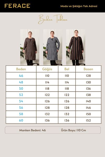 Ferace Large Size Stringed Summer Tunic - Women's Hijab Clothing