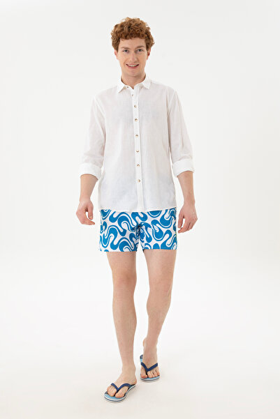 U.S. Polo Assn. Erkek Saks Deniz Şortu 50282939-VR045