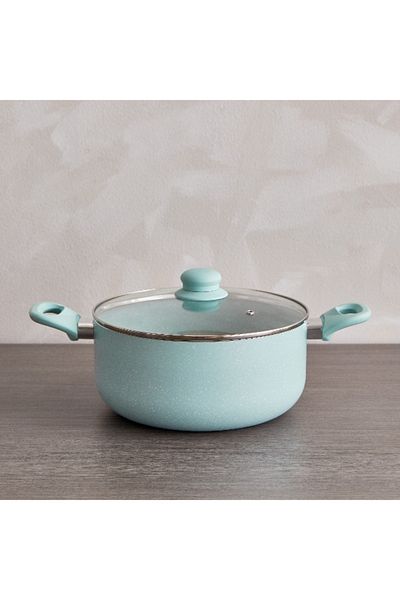 Wilson Marble Coating Casserole with Lid - 24 cm