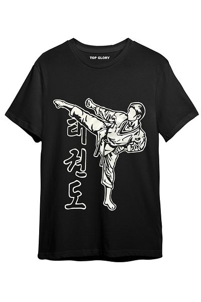 TOP GLORY Μπλουζάκι με στάμπα Taekwondo