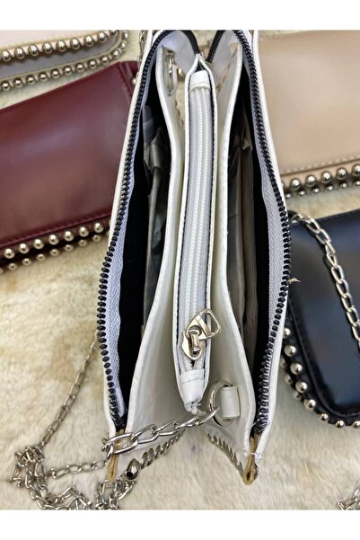 SHIKIRTI Geantă de mână și braț pentru femei cu curea de umăr cu lanț