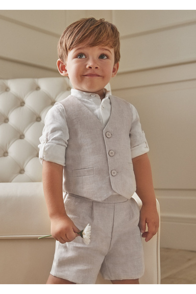 Abel & Lula Abel&lula erkek bebek keten şort 5225
