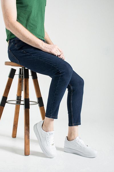CEDY DENIM Ιταλική κοπή Lycra Navy Blue Skinny Jean - Skinny Leg C344