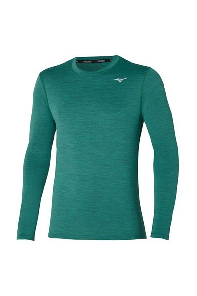 MIZUNO Ανδρικό μπλουζάκι με πράσινο μακρυμάνικο Impulse Core
