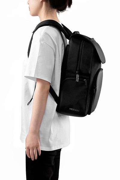 XD Design Bobby Soft Daypack Anti-Theft Design Black Backpack 15 L