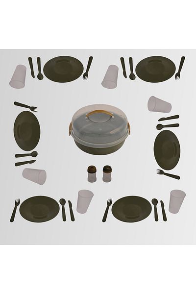 NURGAZ 6-Person Campout Picnic Set - Ng 170