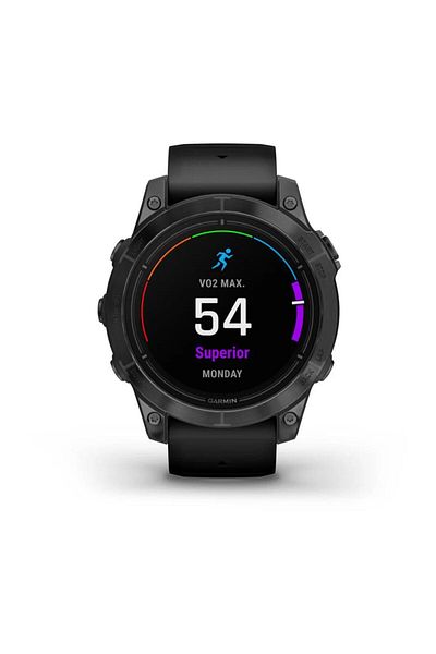 Garmin GARMIN EPIX PRO (GEN 2) STANDARD EDITION- 47MM -SLATE GRAY WITH BLACK SILICONE BAND