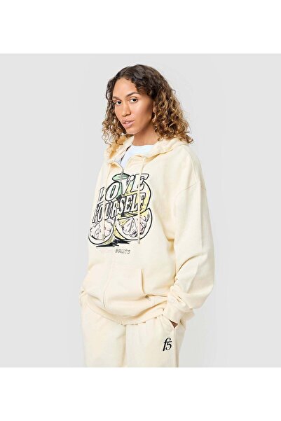 F5 Oversized Zip-Up Hoodie