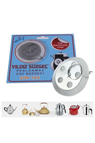 Skygo Stainless Steel Strainer for Teapot Teapot 50 Pieces