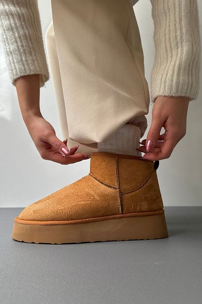 Mupa Shoes Μίνι Γούνινο Εσωτερικό Χοντρό Σόλα TABA
