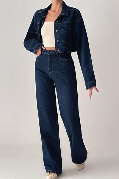 LACARINO 7714 Pantaloni de damă W.leg Jean