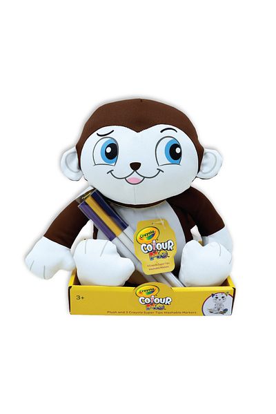 Crayola Colour Me Plush Monkey