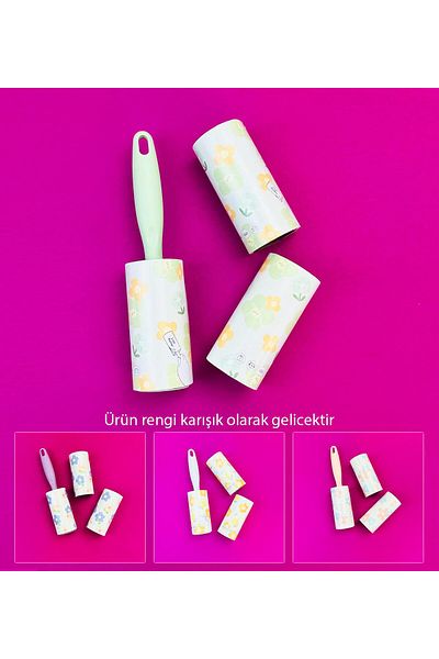 Gift Moda 60 Sheets Feather Collector Roller - 2 Spare Heads