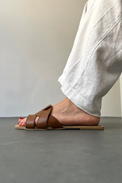 Mupa Shoes Tan Women's Slippers