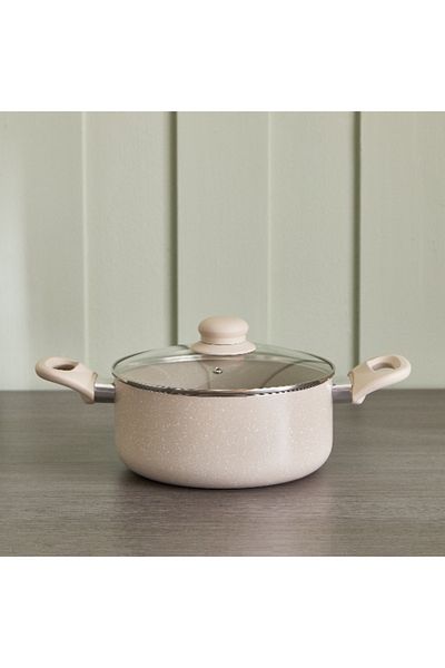 Wilson Marble Coating Casserole with Lid - 20 cm