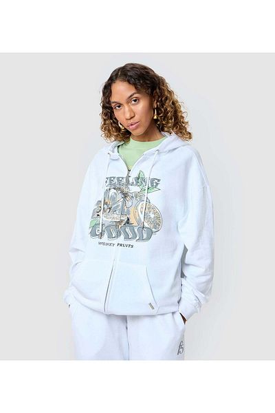 F5 Oversized Zip-Up Hoodie
