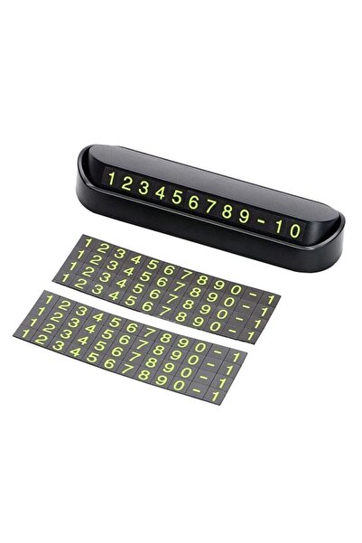 TTT Fosforlu Otomobil Park Numaratörü Aç Kapa Numaratör Telefon Numarası Arab...