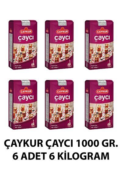 Çaykur Çaykur Çayci 1000 Gr. 6 Pcs 6 Kilogram