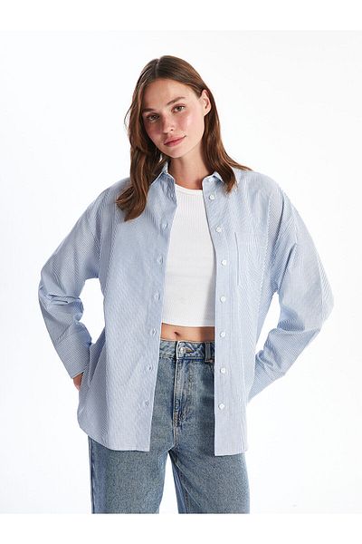 LC Waikiki Lcwk Striped Women's Shirt