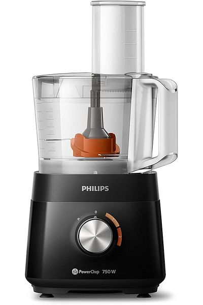 Philips معالج طعام سلسلة 5000 Hr7302/90، أسود ضمان الشركة المصنعة لمدة عامين