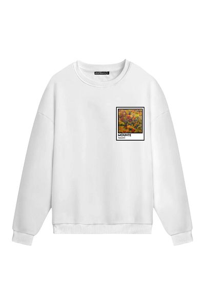 Mounte Bianca Unisex Φθινόπωρο - Κανονικό Φούτερ