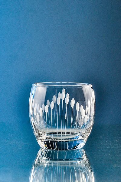DECOCIA Pudgy 6 Pieces Water and Soft Drink Glass 340cc Vega Patterned