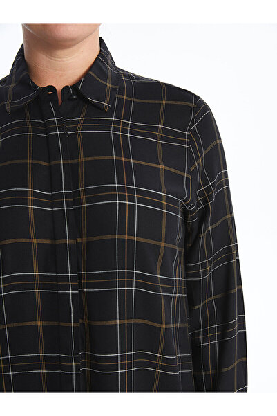 LC Waikiki Lcwk Ekose Kadın Gömlek Tunik