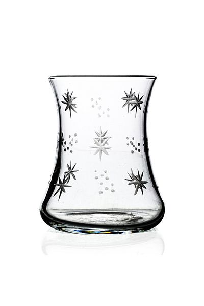 DECOCIA 170Cc Kazaan 6-Piece Tea Glass - Sema Patterned