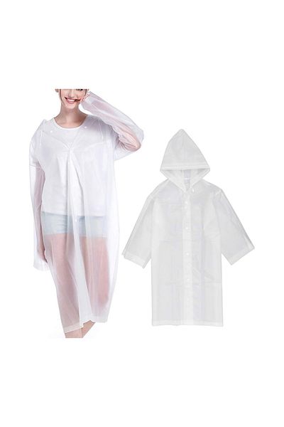 layfhex Daily Hooded Eva Fisherman Biker Hunter Camping Raincoat