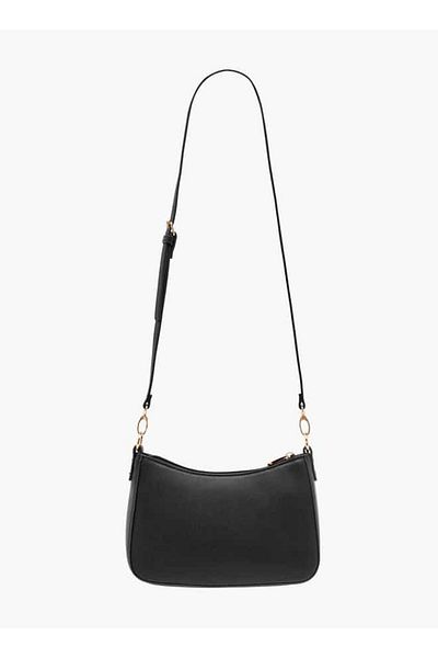 Missy Textured Crossbody Bag with Zip Closure and Pouch