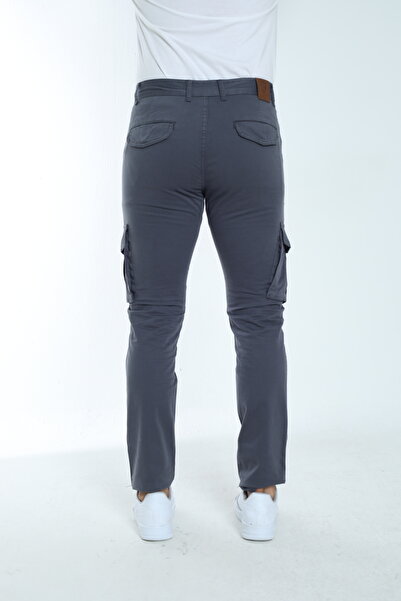 Cordial Erkek Kargo Cep Pantolon Regular Fit Pamuklu Çıt Çıt Kargo Cep