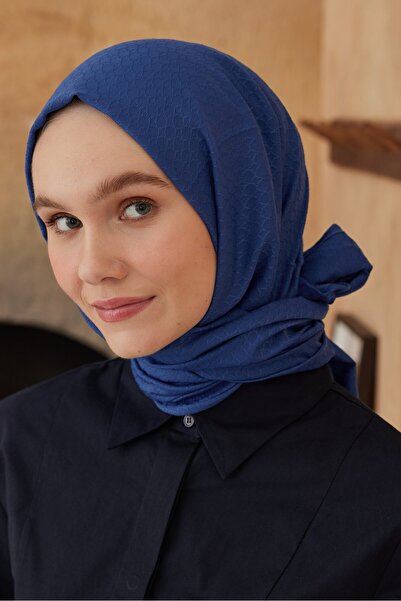 Modakaşmir Σάλι με μοτίβο δαχτυλιδιών της σειράς Soft Jacquard