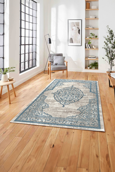 Napoli Home Klasik Otantik Model Dijital Baskılı Yıkanabilir Kaymaz Taban Yol...