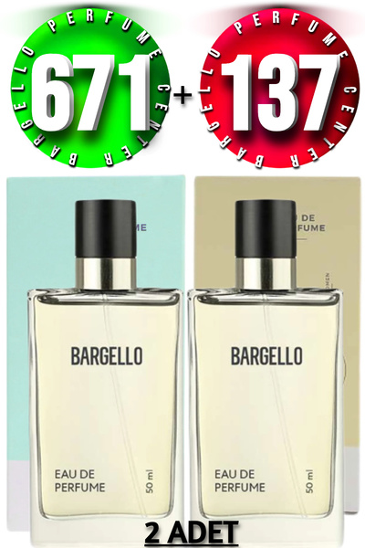 Bargello 137 Kadın Parfüm Floral 50 Ml EDP + 671 Unisex Parfüm Woody 50 Ml EDP