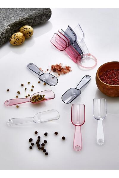 Dem Home Eco 6 Pieces Colorful Mini Serving and Spice Spoons - Spice Coffee Sugar Spoons - Measuring Spoons