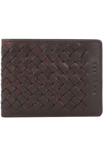 BUGATTI Woven wallet leather 11 cm