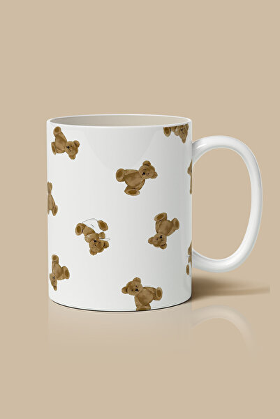 designedfy Bear Baskılı Kupa Bardak