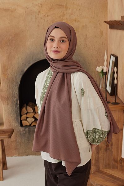 Modakaşmir شال بنمط حلقة من سلسلة الجاكار الناعمة