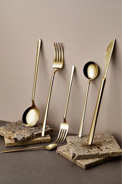 Perotti Moreno Gold 14568 - 36 Piece Fork Spoon Knife Set
