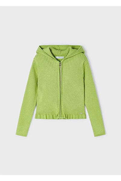 MAYORAL Πλεκτή ζακέτα με κουκούλα για κορίτσια με φερμουάρ 3355