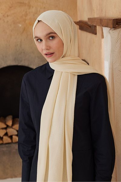 Modakaşmir Şal moale din seria Jacquard cu model de inele