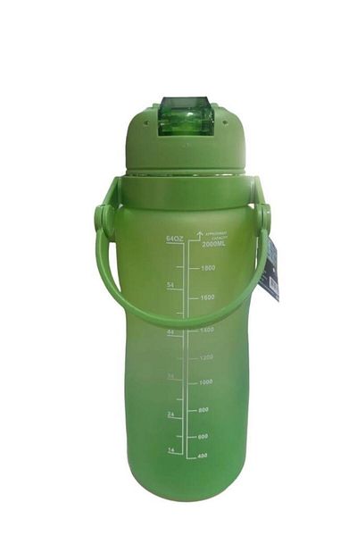 Gıpta Giant Tritan Sports Water Bottle Green 2200 ml K7575