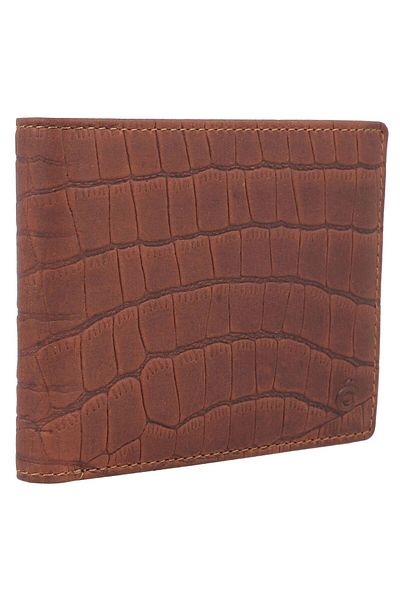Esquire Croco Geldbörse RFID Schutz Leder 12 cm