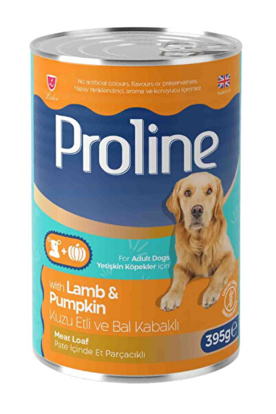 Pro Line Kuzu Etli ve Bal Kabaklı Yetişkin Köpek Konservesi 395gr