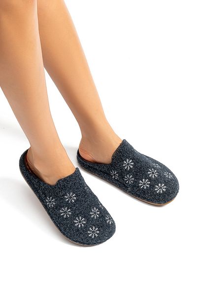 Twigy Γυναικείες παντόφλες σπιτιών Navy Blue Snow - 36/40